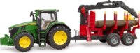 Bruder John Deere 7R 350 - Zöld/Piros