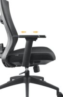 Yenkee YGC 500BK FISHBONE Irodai szék - Fekete