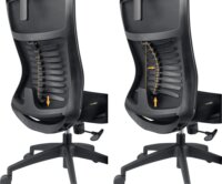 Yenkee YGC 500BK FISHBONE Irodai szék - Fekete