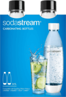 SodaStream Fuse 1L palack szódagéphez - Fekete (2db/csomag)