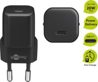 Goobay 61083 USB-C Hálózati töltő - Fekete (5V / 3A)
