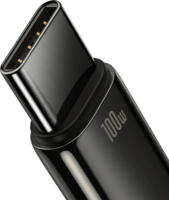 Baseus Tungsten Gold USB-A apa - USB-C apa 2.0 Adat és töltőkábel - Fekete (2m)
