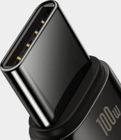 Baseus Tungsten Gold USB-A apa - USB-C apa 2.0 Adat és töltőkábel - Fekete (1m)