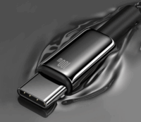 Baseus Tungsten Gold USB-A apa - USB-C apa 2.0 Adat és töltőkábel - Fekete (1m)