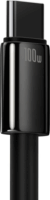 Baseus Tungsten Gold USB-A apa - USB-C apa 2.0 Adat és töltőkábel - Fekete (1m)