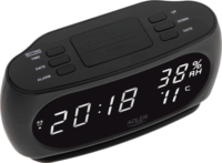 Adler AD 1186 Ébresztőóra - Fekete