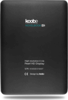 Koobe Novelbook HD Shine 6" 8GB E-book olvasó - Fekete + Bekool E-book olvasó tok 6" Fekete