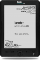 Koobe Novelbook HD Shine 6" 8GB E-book olvasó - Fekete + Bekool E-book olvasó tok 6" Fekete