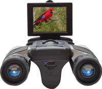 Levenhuk Atom Digital DB10 10x25 LCD Távcső - Fekete/Ezüst