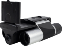 Levenhuk Atom Digital DB10 10x25 LCD Távcső - Fekete/Ezüst