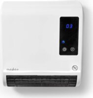 Nedis HTBA20WT Fali Elektromos Hősugárzó fürdőszoba fűtés távirányítóval 2000W - Fehér