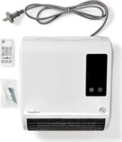 Nedis HTBA20WT Fali Elektromos Hősugárzó fürdőszoba fűtés távirányítóval 2000W - Fehér