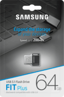 Samsung 64GB FIT Plus (2020) USB 3.1 Pendrive - Fekete