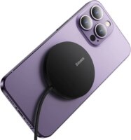 Baseus Simple Mini3 Vezeték nélküli töltő - Fekete (5V / 2A)