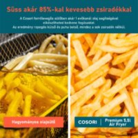 Cosori CP158-AF-RXB 5,5L Forrólevegős fritőz - Fekete