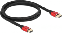 Delock 85773 HDMI - HDMI 2.1 Kábel 1m - Fekete
