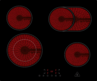 Respekta KM5500-28 Kerámia főzőlap - Fekete