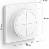 Philips Hue Tap Dial vezeték nélküli beltéri Okos fali villanykapcsoló - Fehér