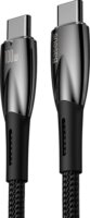 Baseus Glimmer Series USB-C apa - USB-C apa Adat és töltőkábel - Fekete (2m)