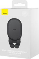 Baseus Stable Gravitational 6,7" Mobiltelefon autós tartó - Fekete