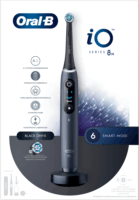 Oral-B iO Series 8 Magnetikus Elektromos fogkefe - Fekete (2db fej)