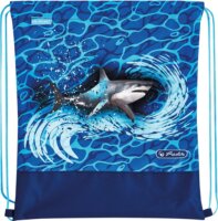 Herlitz Loop Plus Blue Shark Iskolatáska szett - Mintás
