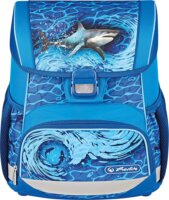 Herlitz Loop Plus Blue Shark Iskolatáska szett - Mintás