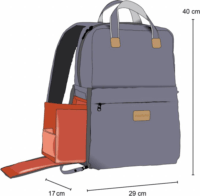 Mantona 21345 Urban Companion Fotós Hátizsák - Kék