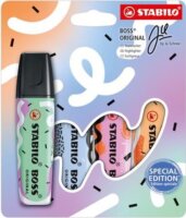 Stabilo Boss Original Ju Schnee 2-5mm Szövegkiemelő készlet - Vegyes színek (4 db / csomag)