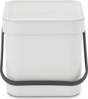 Brabantia Sort & Go 6 literes hulladékgyűjtő szemetes - Világos szürke