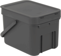 Brabantia Sort & Go 6 literes hulladékgyűjtő szemetes - Sötétszürke