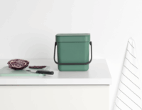 Brabantia Sort & Go 3 literes szelektív hulladékgyűjtő szemetes - Zöld