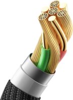 Mcdodo CA-7640 USB-C apa - USB-C apa 3.0 Adat és töltő kábel - Fekete (0.2m)