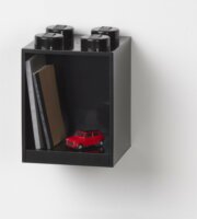 LEGO Brick 4 Fali polc - Fekete