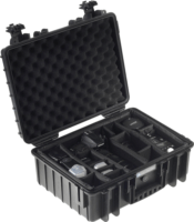 B&W Type 5000 Fotós bőrönd elválasztókkal - Fekete