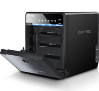 Fantec QB-35U31R 4x3.5" USB 3.1 Külső HDD ház - Fekete