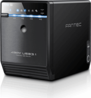 Fantec QB-35U31R 4x3.5" USB 3.1 Külső HDD ház - Fekete