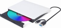 Gembird DVD-USB-03-BW Külső USB DVD író - Fekete/Fehér