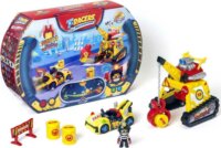 Magic Box PTRSD014IN10 T-Racers Turbódaru csúcsjárgánnyal Átalakuló Autó játékszett