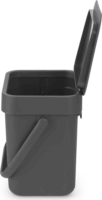 Brabantia Sort & Go 3 literes műanyag szemetes - Szürke
