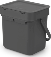 Brabantia Sort & Go 3 literes műanyag szemetes - Szürke