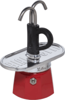 Bialetti Mini Express Italia 2 személyes Kotyogós kávéfőző - Piros