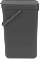Brabantia Sort & Go 16 literes hulladékgyűjtő szemetes - Sötétszürke
