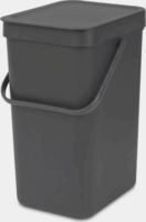 Brabantia Sort & Go 12 literes hulladékgyűjtő szemetes - Sötétszürke
