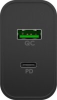 Goobay 61755 USB-A/USB-C Hálózati töltő - Fekete (45W)