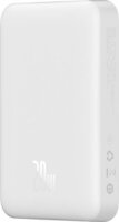 Baseus Magnetic Mini Powerbank 10000mAh (1.5-2.4A / 5-12V) - Fehér