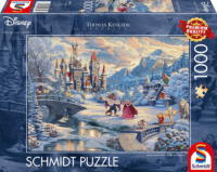 Schmidt Spiele Disney Szépség és a Szörnyeteg Varázslatos téli este - 1000 darabos puzzle