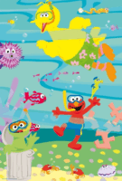 Schmidt Spiele Szezám utca - 3 az 1-ben puzzle 3x48 darabos