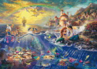 Schmidt Spiele Disney A kis hableány Ariel - 1000 darabos puzzle