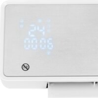 N'oveen HC3299 Tuya WiFi Smart Fali Elektromos hősugárzó távirányítóval 2000W - Ezüst